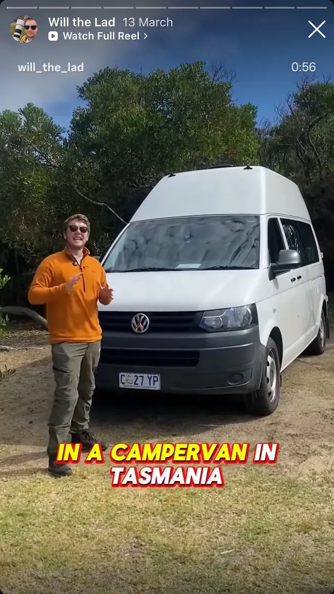 Will the Lad and the Wombat Campers van, collaboration March 2026